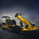 El kart tiene un sistema de audio que imita el sonido del motor de un Lamborghini.